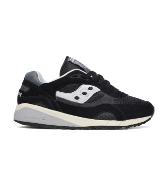 Saucony Shadow 6000 Leder Turnschuhe schwarz