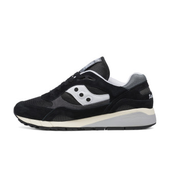 Saucony Shadow 6000 Leren Sneakers zwart