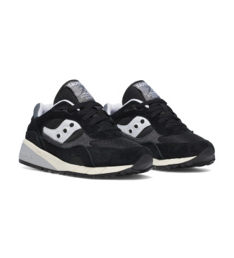 Saucony Shadow 6000 Leder Turnschuhe schwarz