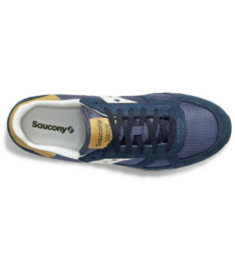 Saucony Shadow Original blue leather trainers
