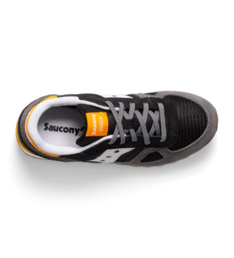 Saucony Szare skórzane buty treningowe Shadow Original
