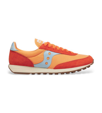 Saucony Usnjene športne copate Trainer 80 oranžna