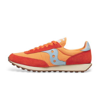 Saucony Usnjene športne copate Trainer 80 oranžna