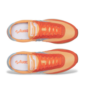 Saucony Usnjene športne copate Trainer 80 oranžna