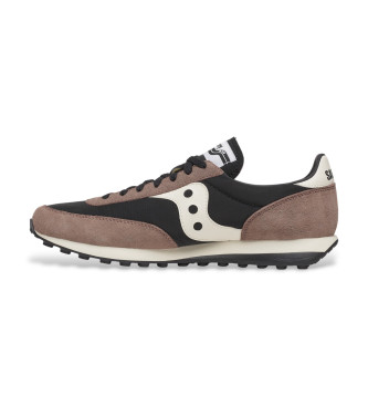 Saucony Usnjene superge Trainer 80 črna, rjava