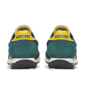 Saucony Skórzane trampki Trainer 80 zielone