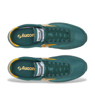 Saucony Skórzane trampki Trainer 80 zielone