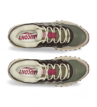 Saucony Zapatillas Grid Peak verde, marrn