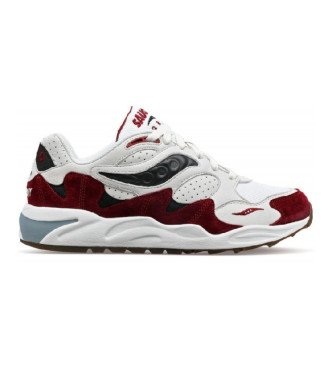 Saucony Grid Shadow 2 Shoes white, red