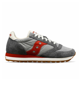 Saucony Scarpe da ginnastica Jazz originali grigie e rosse