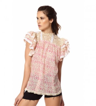 Savage Culture Blouse Ines roze