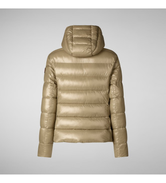 Save The Duck Cosmary quilted beige coat