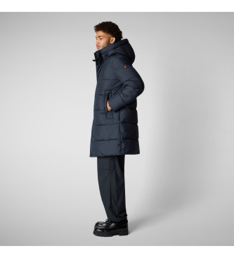 Save The Duck Damon navy quilted coat