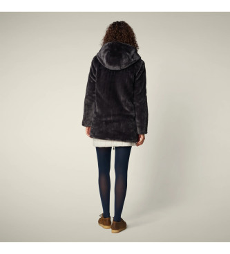 Save The Duck Bridget reversible coat black