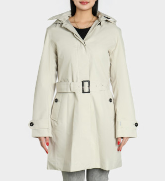 Save The Duck Beige Stardust Coat