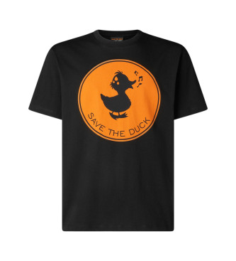 Save The Duck Camiseta Stampa negro