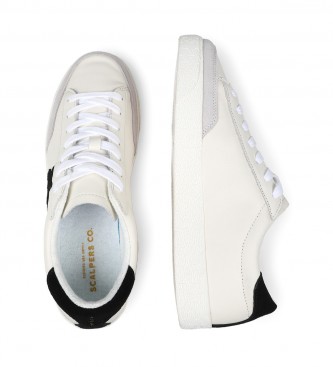 Scalpers Gallagher, Sneakers, para Hombre, Color Blanco - Cuero Talla: 40 :  : Moda