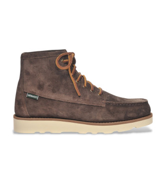 Sebago Botins em pele Tala castanha