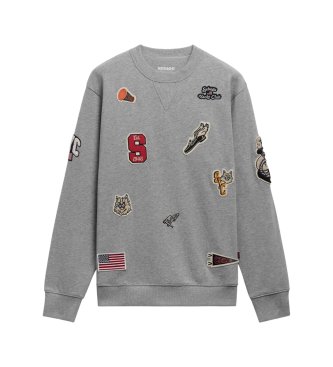 Sebago Gray Bowknot Evo Patch Sweatshirt
