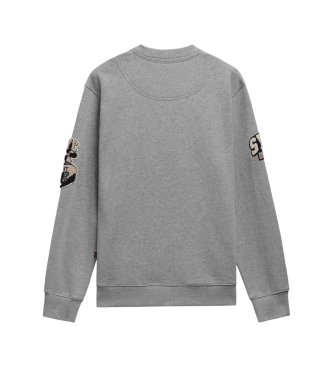 Sebago Gray Bowknot Evo Patch Sweatshirt