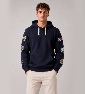 Sebago Bowline Evo Patch Navy Sweatshirt