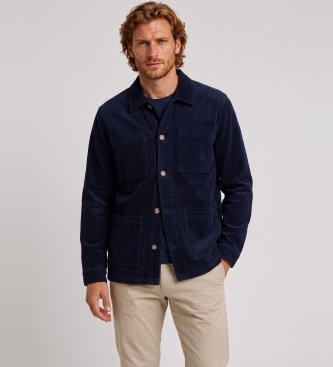 Sebago Veste Dorr velours côtelé marine