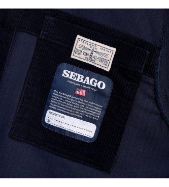 Sebago Veste Dorr velours côtelé marine