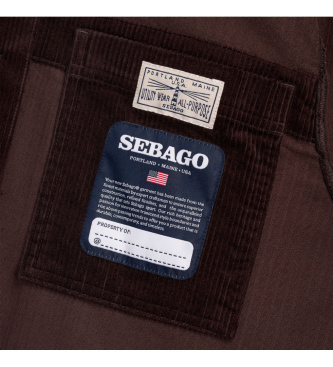 Sebago Veste Dorr velours côtelé marron