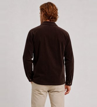 Sebago Veste Dorr velours côtelé marron
