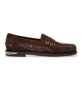 Sebago Mocassins de Pele Dan Dallas marrom