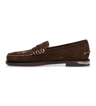 Sebago Mocassins de Pele Dan Dallas marrom