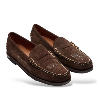 Sebago Mocassins de Pele Dan Dallas marrom