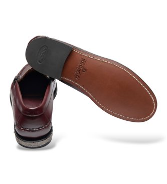 Sebago Mocassins de pele Dan El Paso bordô