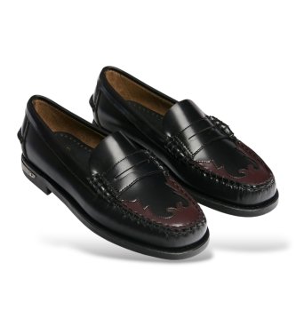 Sebago Mocassini Dan Scarabeo nero