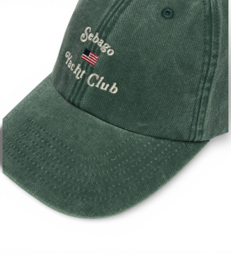 Sebago Connor Yacht Club green cap