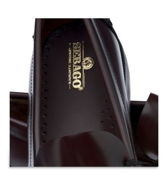 Sebago Mocasines de Piel Classic Dan marrón burdeos