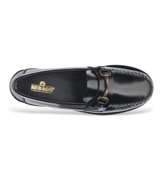 Sebago Mocasines de Piel Classic Joe negro