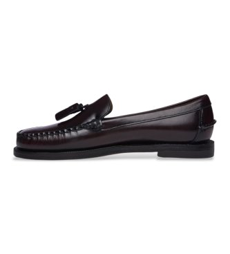 Sebago Mocasines de Piel Classic Will marrón burdeos