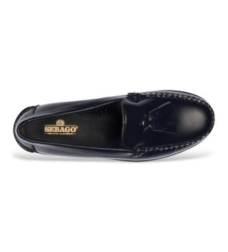 Sebago Mocasines de Piel Classic Will negro