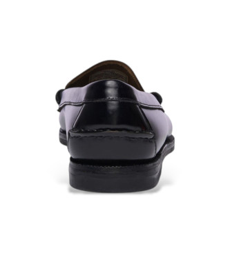 Sebago Klassieke leren mocassins Dan zwart