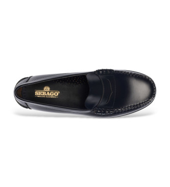 Sebago Klassiska ldermockasiner svart
