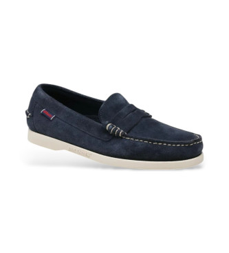 Sebago Dan Boat Loafers aus Leder navy