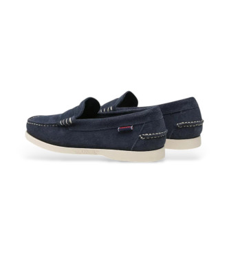 Sebago Dan Boat Loafers aus Leder navy