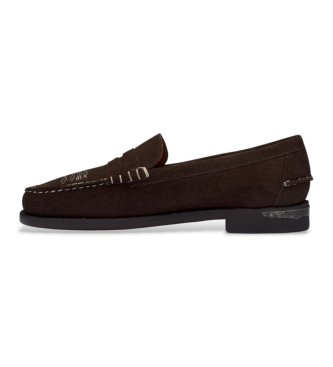 Sebago Mocassins em pele castanha Dan Dallas