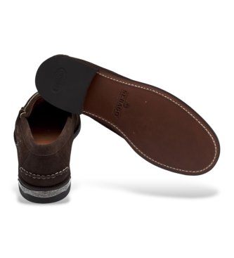 Sebago Mocassins em pele castanha Dan Dallas