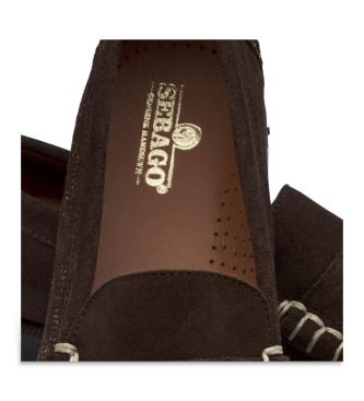 Sebago Mocassins em pele castanha Dan Dallas
