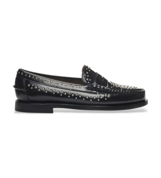 Sebago Dan Studs Leren Loafers zwart