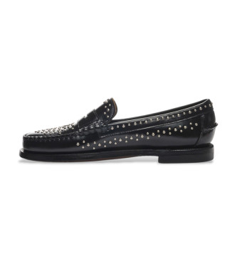 Sebago Dan Studs Leren Loafers zwart