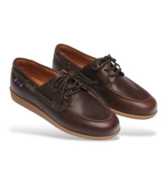 Sebago mocassini in pelle marrone di Gary Jobson