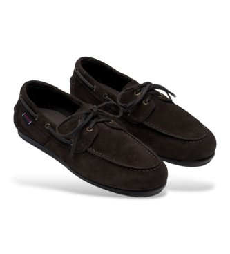 Sebago Mocasines de Piel Owen negro